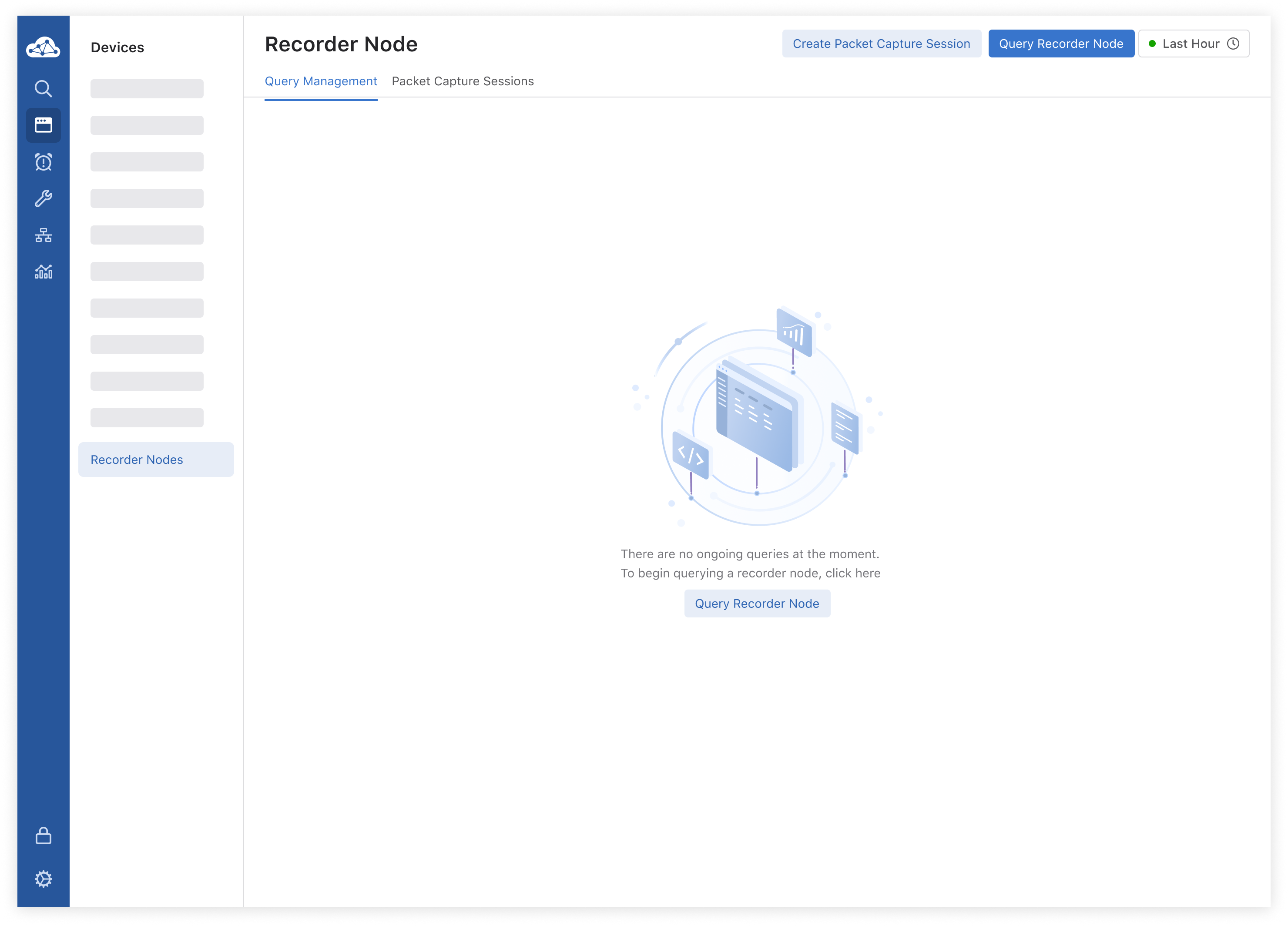 Query landing page